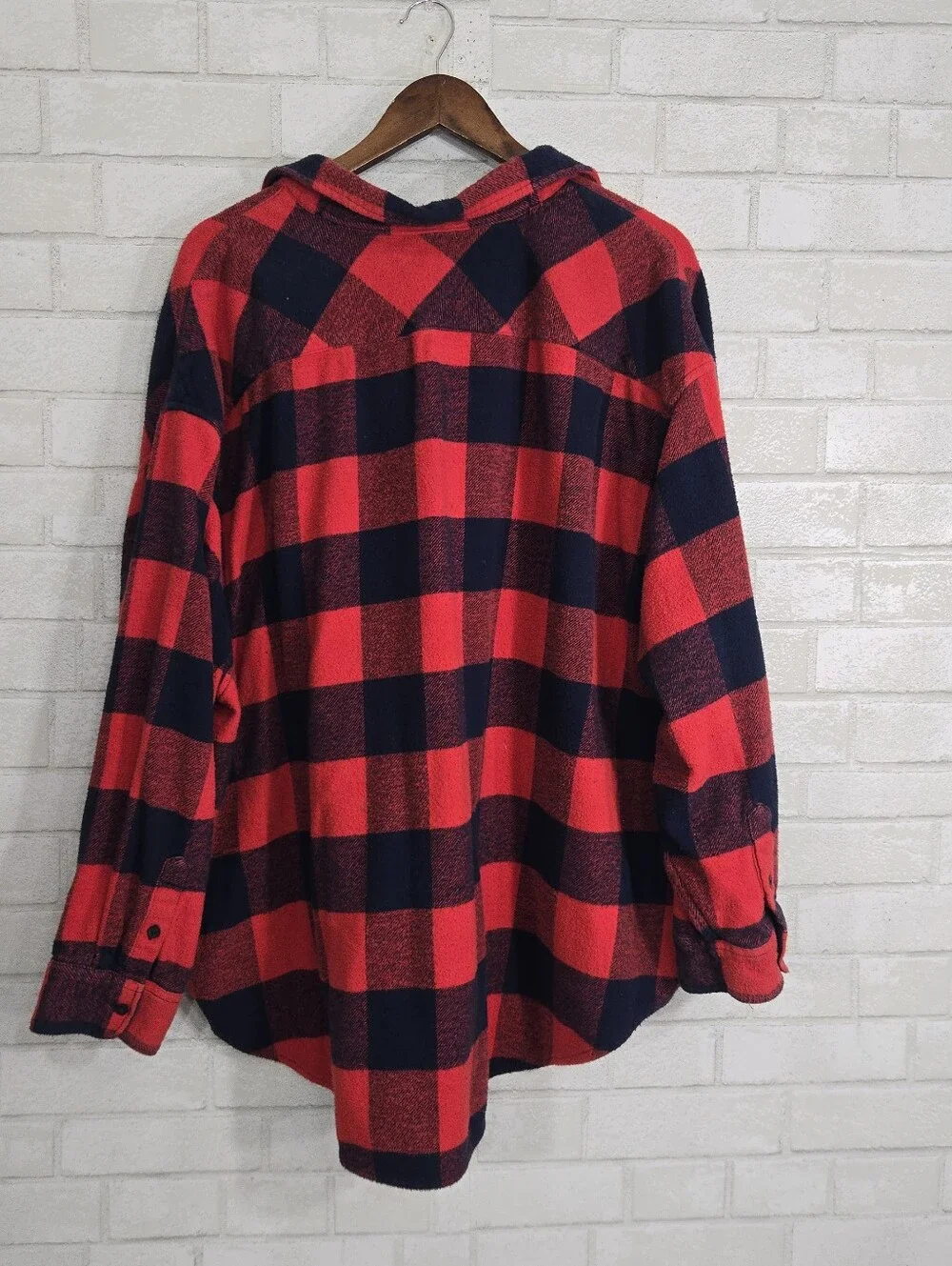 aerie have flannel print Shacket top - Picture 13 of 15